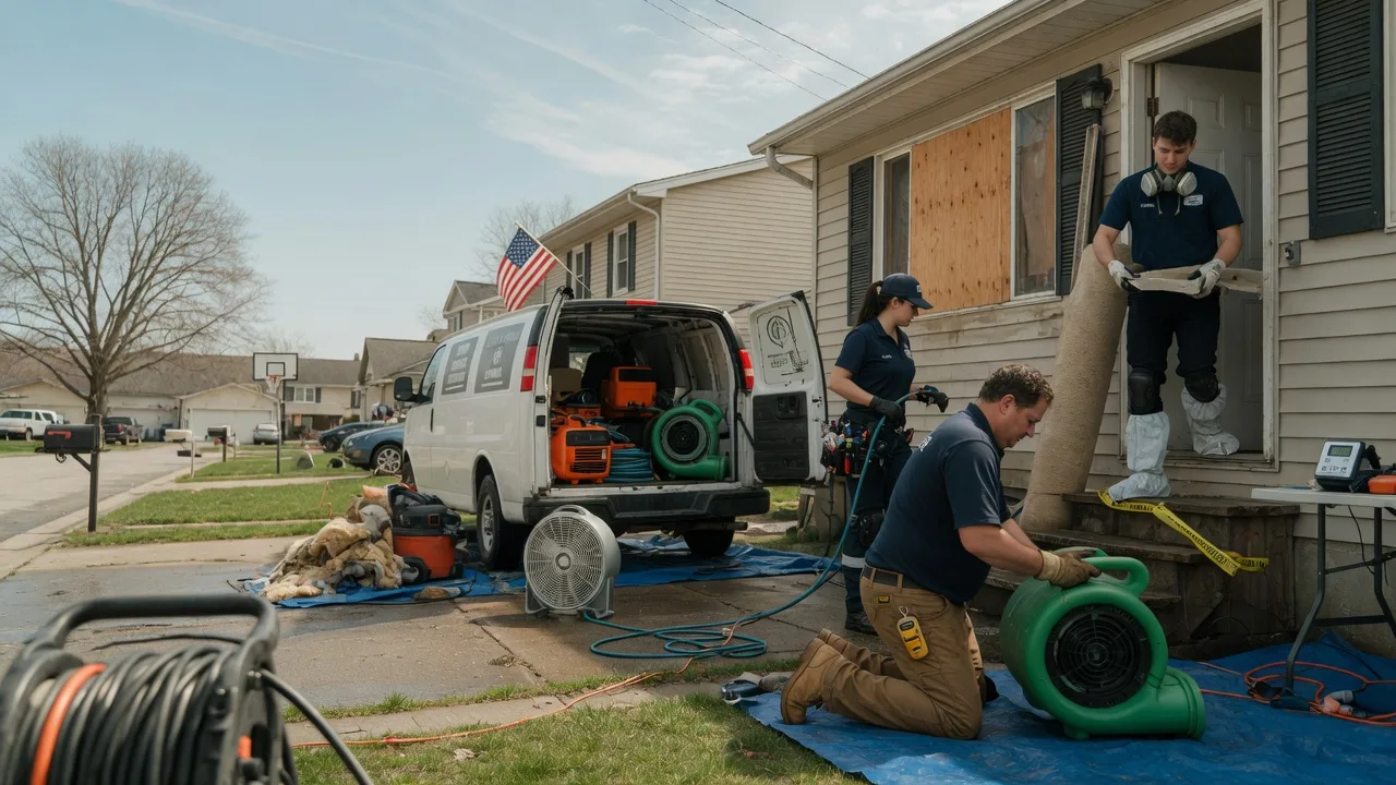 Water Damage Restoration in Allouez, MI near me